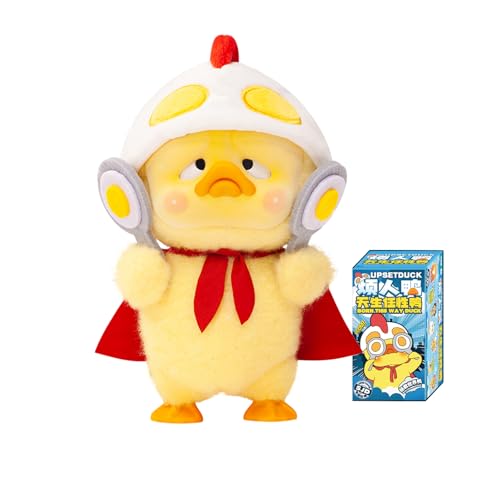 CALEMBOU Plush Doll Blind Box, Upsetduck Series Stuffed Animals Blind Box, Kawaii 1 of 6 Possible Mystery Collectible Toys Cute Soft Animals Charm Christmas Birthday Gifts (Born This Way Series)