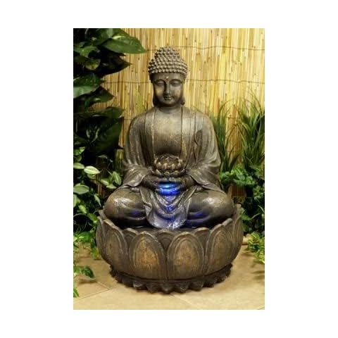 Primrose 57cm Bronze Effect Buddha Fountain Cover