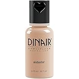 Dinair Airbrush Makeup Foundation | Alabaster 0.50 oz | Camouflage Neutralizer - Covers Scars, Acne, Tattoos, Vitiligo, Under Eye circles, Sun Spots