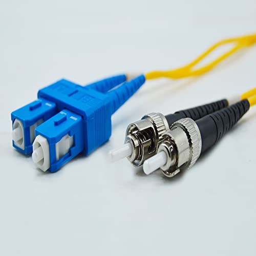 SC-ST OS2 Fiber Patch Cable 10Gb Duplex 50/125μm Corning Glass