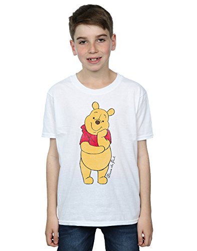 Disney Boys Winnie The Pooh Classic Pooh T-Shirt 5-6 Years White