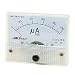 New Lon0167 Plastic Casing DC 0-100uA Analog Current Panel Meter Ammeter 85C1(KunststoffgehÃ¤use DC 0-100 uA Analogstrom-Amperemeter 85C1