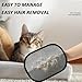 2 Pcs Reusable Pet Hair Remover Gloves, 2025 Cat Dog Grooming Gloves Pet Remover Electrostatic, Hands on for Dogs Cats & Horses with Long and Short
