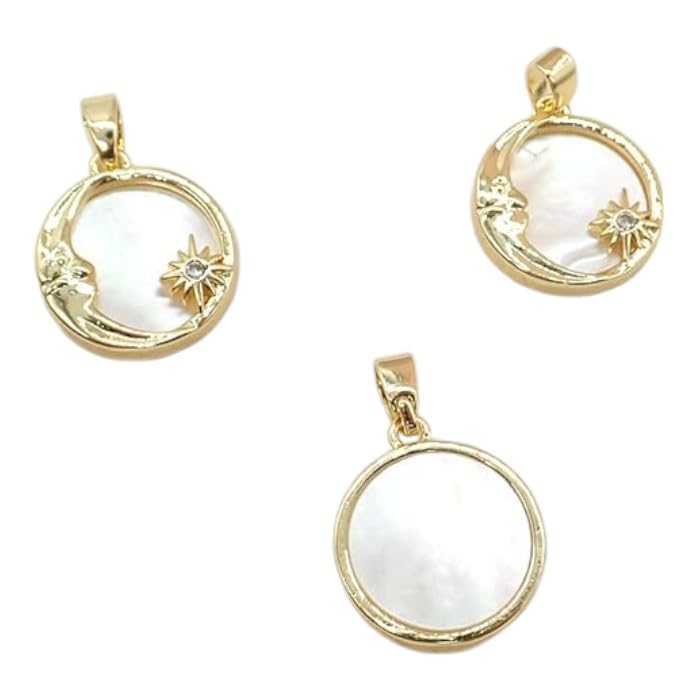 Amazon.co.jp: [PartsWorld] 【112】ホワイトシェル ペンダント