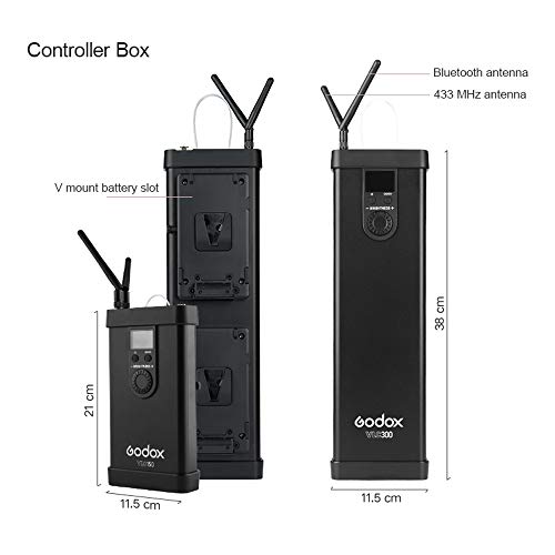 Godox VL150 LED Videoleuchte, 150W LED-Dauerlicht mit Fernbedienung APP, CRI 96, TLCI 95, mit Bowens Mount, für Kinder… – Bild 7