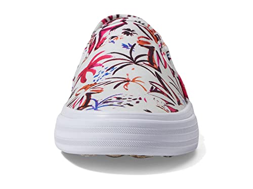 Image of Keds Womens Double Decker Canvas Slip On Sneakers Shoes Casual - Black
