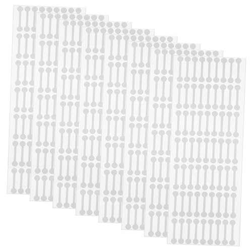 KICHOUSE Seal Stickers for Bottles Boxes 500pcs Tamper Evident Tape Sealing Sticker Hole Reinforcement Stickers Silver Tamper Tape