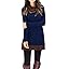 Haut Femme Automne STYLEWORD Jumper Dress For Women UK Ladies Long Sleeve Tunic Dress Crew Neck Sweater Dress