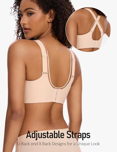 Image of GXOULRRA V Lace Wireless Jelly Bra Seamless Push Up Bras for Women No Underwire Full Coverage Comfortable Sleep Bralette