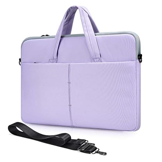 11.6-13 Inch Laptop Shoulder Bag for Lenovo Chromeook Flex 3 11", Acer Chromebook Spin 311, Asus Chromebook 11/Vivobook 11.6, Dell Chromebook/Inspiron 11 Sleeve Case(Purple)