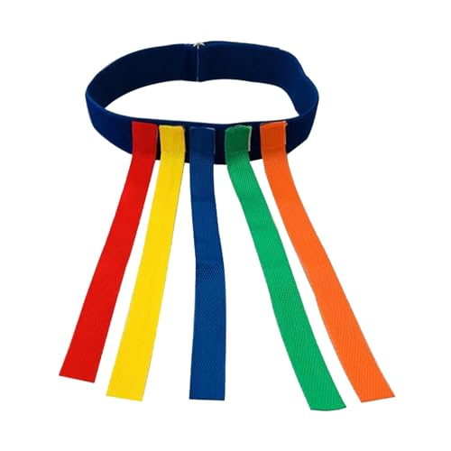 Leapiture Catch Tail Game Belt Tail Catching Training Equipment Belt Kids Catching Tail Tag Game Belts for Adults Kids Family Activities (Blue)
