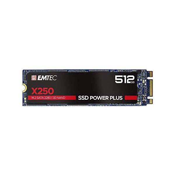 EMTEC - SSD Interno M2 SATA x250 512 GB Power Plus 3D NAND