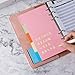 Budget Binder with Cash Envelopes Stickers Pockets 6 Binder Planner for Budgeting Money Saving