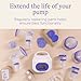 Lansinoh Breast Pump Spare Parts Bundle, Includes Four Duckbill Valves and Other Replacement Parts for Lansinoh Double Electric Breast Pumps