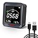 Produktbild CO2 Messgerät, 3 in 1 CO2 Messgerät Raumluft Temperatur und Luftfeuchtigkeit, Luftqualitätsmonitor mit NDIR-Sensor 400-5000 PPM, tragbare CO2 Melder USB wiederaufladbar Geeignet für Räume, Büros