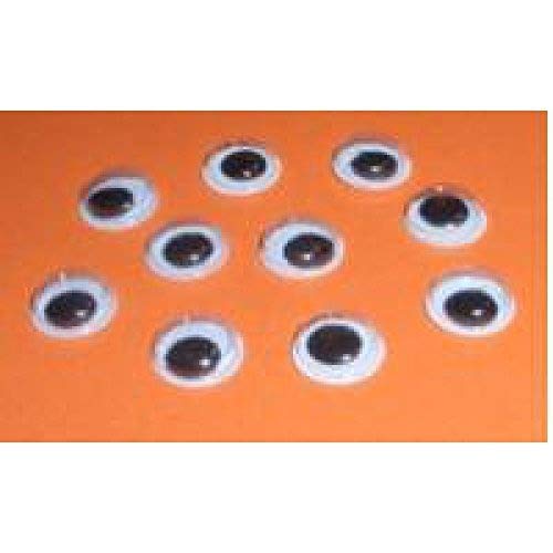 CPT 6671200 - Pegatinas De Ojos Ondulados, Color Blanco Y Negro