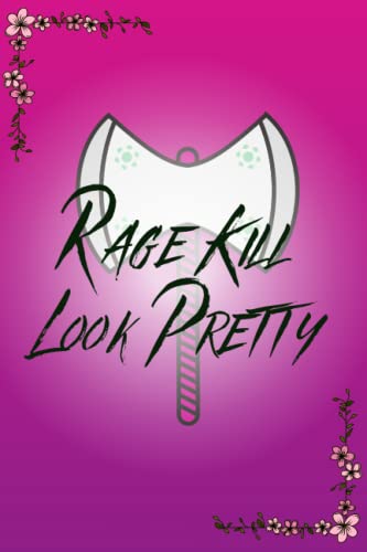 DND 5e player notebook barbarian pink axe journal for character sheets and session notes