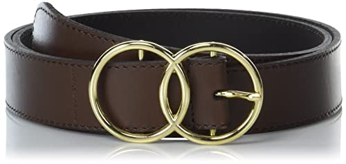 Image of Lucky Brand Women's Western Leather Belt | Classic | Fashion | Vintage | Buffalo Leather | Western-Inspired
