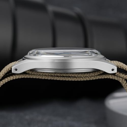 Image of TACTICAL FROG Militado ML08 Field Watch Japanese Sweep VH31 / 515 Movt with Calendar, Men's Military Watch Sapphire Crystal 10 ATM Waterproof Analog Watches for Men
