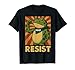 Frog Resist Portland Frog Protest 8647 Portland Frog Retro T-Shirt