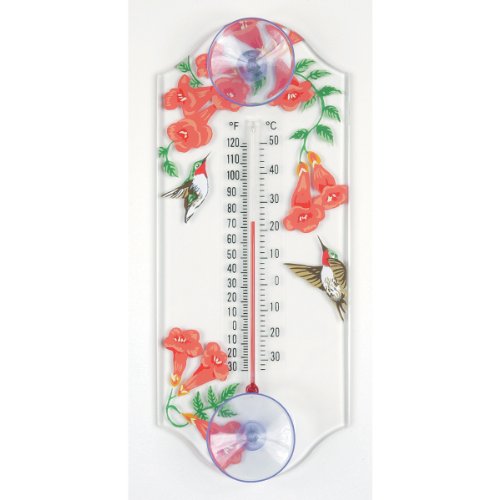 Aspects 119 Classic Style Hummingbird Window Thermometer
