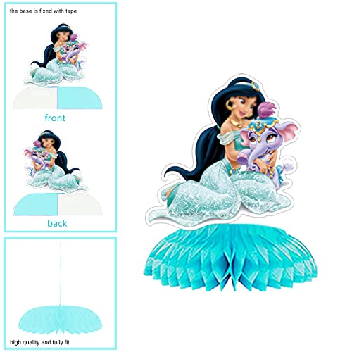 Princess Party Centerpieces 3D Table Decorations Princess Honeycomb Centerpieces Princess Birthday Party Supplies Princess Centerpieces Party Favors #TOP4