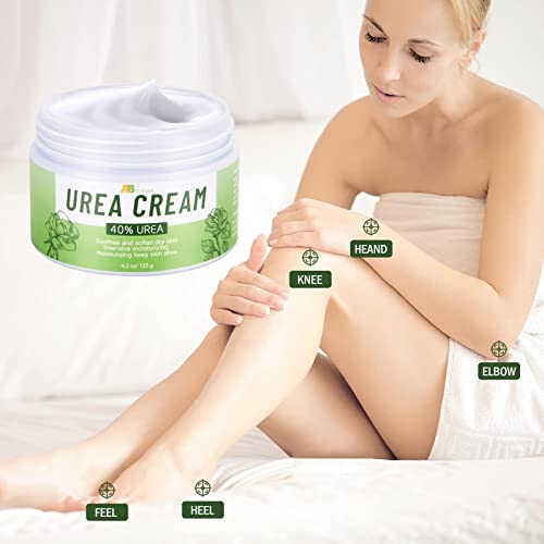Source Leaf Urea Cream, 40 Percent Foot Care Lotion For Cracked Heels,Cracked Heels, Ultra,Rough, Dry, Calloused Feet,Softening Rough Skin On Feet 4.3 Fl.oz For Men And Women All Skin Types #TOP6