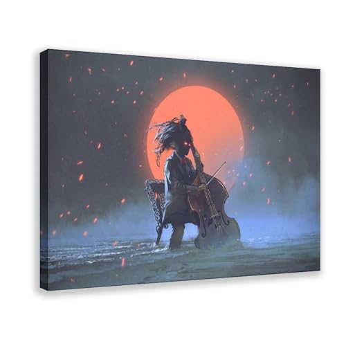 Violoncelle poster sur toile créez un coin musique dans votre bureau