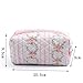 Pencil Case Floral Cute Pencil Case Student Pen Pouch Makeup Pouch Cute Flower Office College Cosmetic Makeup Bag Organizer Large (orchid)