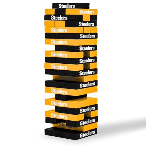 Wild Sports NFL Pittsburgh Steelers Table Top Stackers 3" x 1" x .5", Team Color