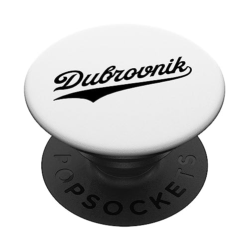 Dubrovnik - Croatia PopSockets Swappable PopGrip, Black