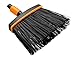 Price comparison product image Fiskars QuikFit Sweeping Broom, broom head, Width: 26 cm, Synthetic bristles, Black/Orange, 1001415