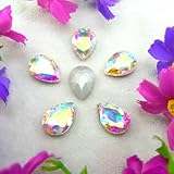 Photo Gallery vetro 7 misure bei colori goccia d acqua goccia d acqua forma di lacrima incolla su perline di strass artigianato cornice per foto fai da te-a17 ab-10x14.0mm 20 pezzi Photo Gallery vetro 7 misure bei colori goccia d acqua goccia d acqua forma di lacrima incolla su perline di strass artigianato cornice per foto fai da te-a17 ab-10x14.0mm 20 pezzi
