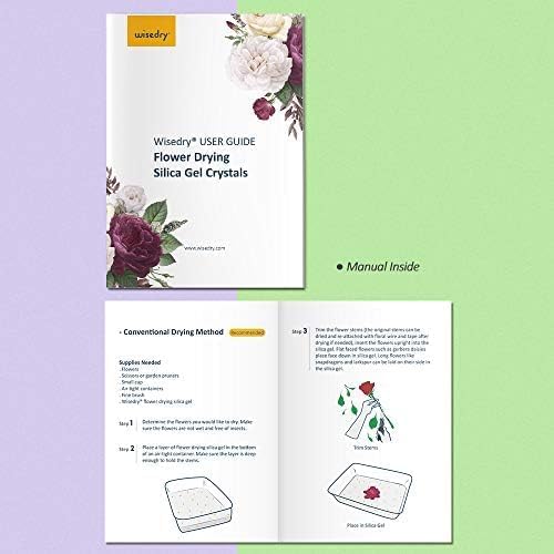 wisedry Silica Gel Flower Drying Crystals - 5 LBS, Fine Crystals < 1mm, Color Indicating, Reusable - Image 6