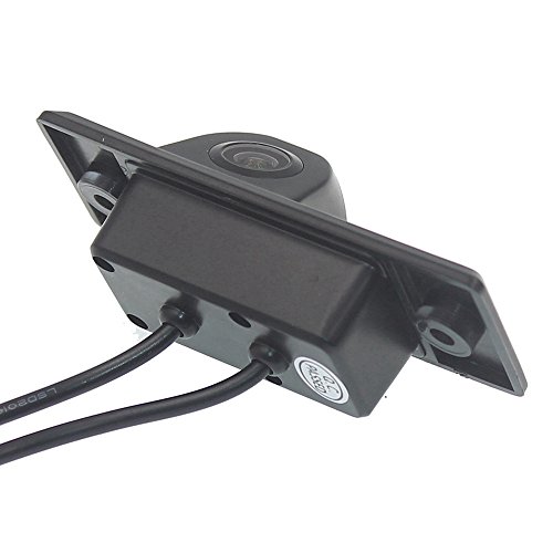 Waterproof High Definition Color Wide Viewing Angle License Plate Car Rear View Camera with Night Vision Replacement for VW Passat B5/Porsche Cayenne Skoda Scirocco Fabia VW Bora Skoda Touareg Tiguan - Image 2
