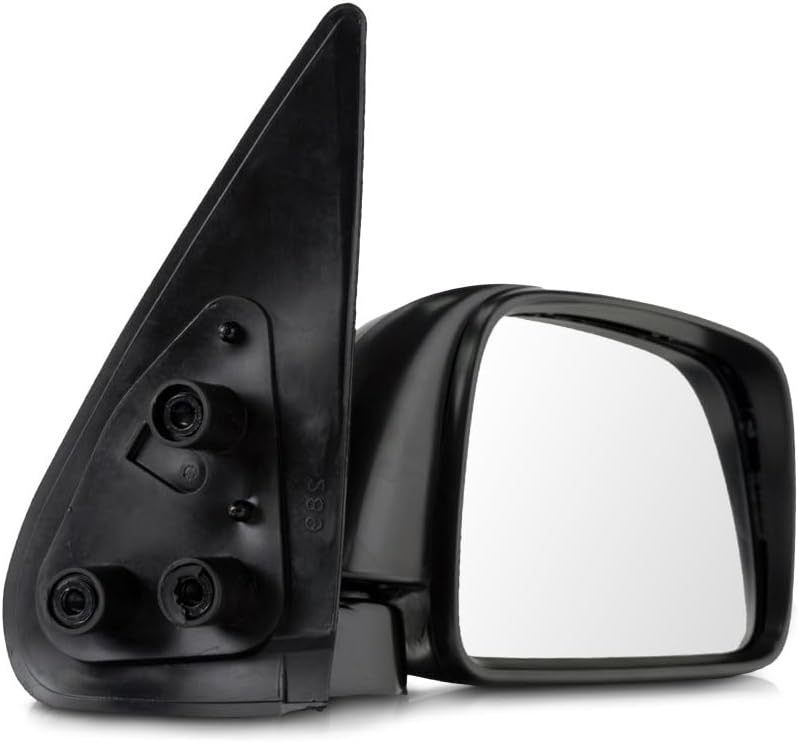 KarParts360 For Toyota Tacoma 1995 96 97 98 99 2000 Door Mirror Passenger Side | Manual | Foldaway | Non-Heated | Black | Convex | Replacement For TO1321116 | 8791004030