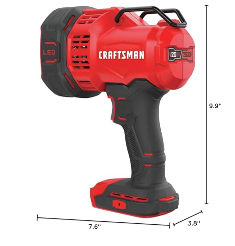 CRAFTSMAN V20 LED Work Light, 2,500 Lumens, Cordless Handheld