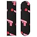 San Valentino Rose Gun Scooter Adesivi 2 Foglio Skateboard Griptape Impermeabile antiscivolo Skateboard Grip Tape