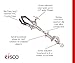 EISCO CH0688 Labs Clamp Retort, 3 PVC Coated Prongs (Opens to 90mm in Dia.) with Boss Head