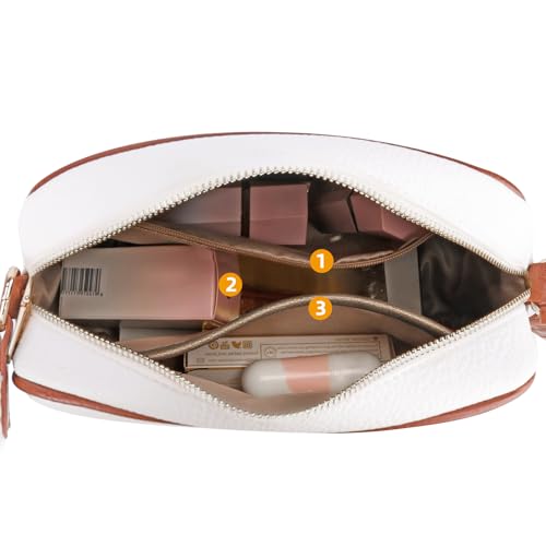 Crossbody Bags for Women, PU Leather Fashion Crossbody Bag with Adjustable Wide Stylish Strap3