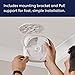 Amazon eero PoE 6 - Ceiling/wall-mountable, Dual-band Wi-Fi 6 access point, PoE powered, AC adapter not included