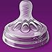 Philips AVENT Natural Baby Bottle Nipple, Fast Flow Nipple, 6M+, 2pk, Clear