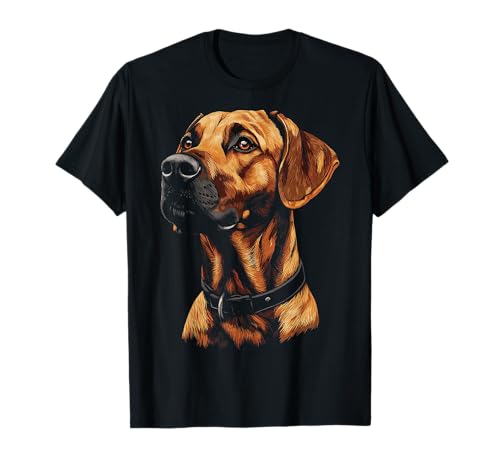 Rhodesian Ridgeback Hund Haustier Kunstwerk Rhodesian Ridgeback T-Shirt