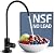 KES Reverse Osmosis Faucet NSF Certified RO Faucet Lead-Free Black Water Filter Faucet Drinking Water Beverage Faucet Water Filtration System 304 Stainless Steel Matte Black, Z504CLF-BK