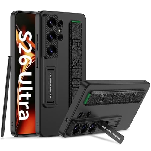 Coque Samsung S26 Ultra antichoc robuste avec dragonne et béquille