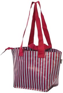 [Ikea] イケア キャリーバッグ レッド ブルー/模様入り 22x15x22 cm/7 l m40624261 GORSNYGG ヨールスニグ