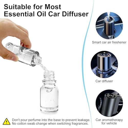 Image of Amor Lyris 2 Packs Essential Oil Refill for Smart Car Air Freshener, 3.5OZ Car Diffuser Refill, Aromatherapy Perfume Refill Can be Used for 4-8 Months, Made with Natural Plant Extracts, Ocean