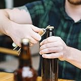 Engravable Wooden Bottle Openers, 4 PCS Handheld Beer Bottle Openers for Drinks Cider Bar Home Gadgets KH1304 - Image 4