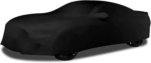 Miniatura 1 de Funda de automóvil para interior de repuesto para Dodge ChargerChrysler 300 300C 2006-2023, lujosa funda de automóvil de satén elástico negro para