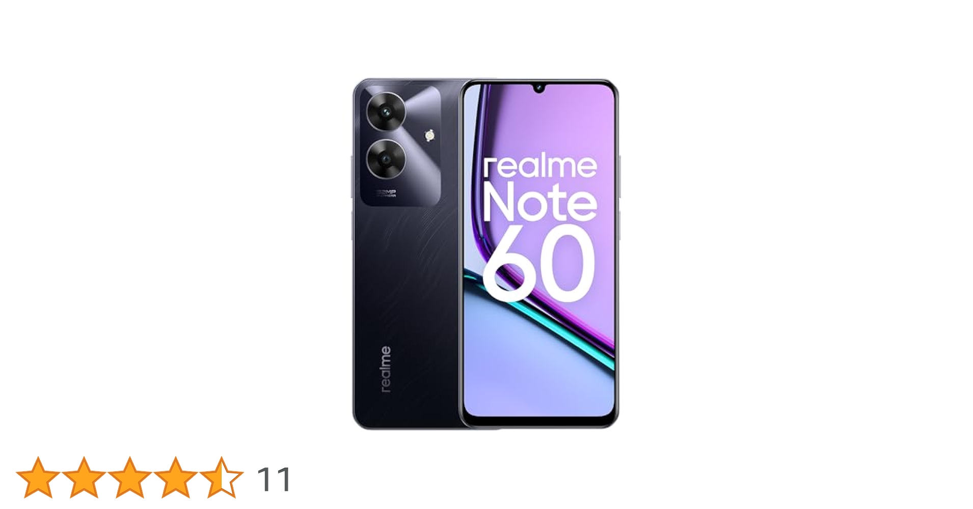 Realme Note 60 4G Marble Black - 4+128GB - 6 74